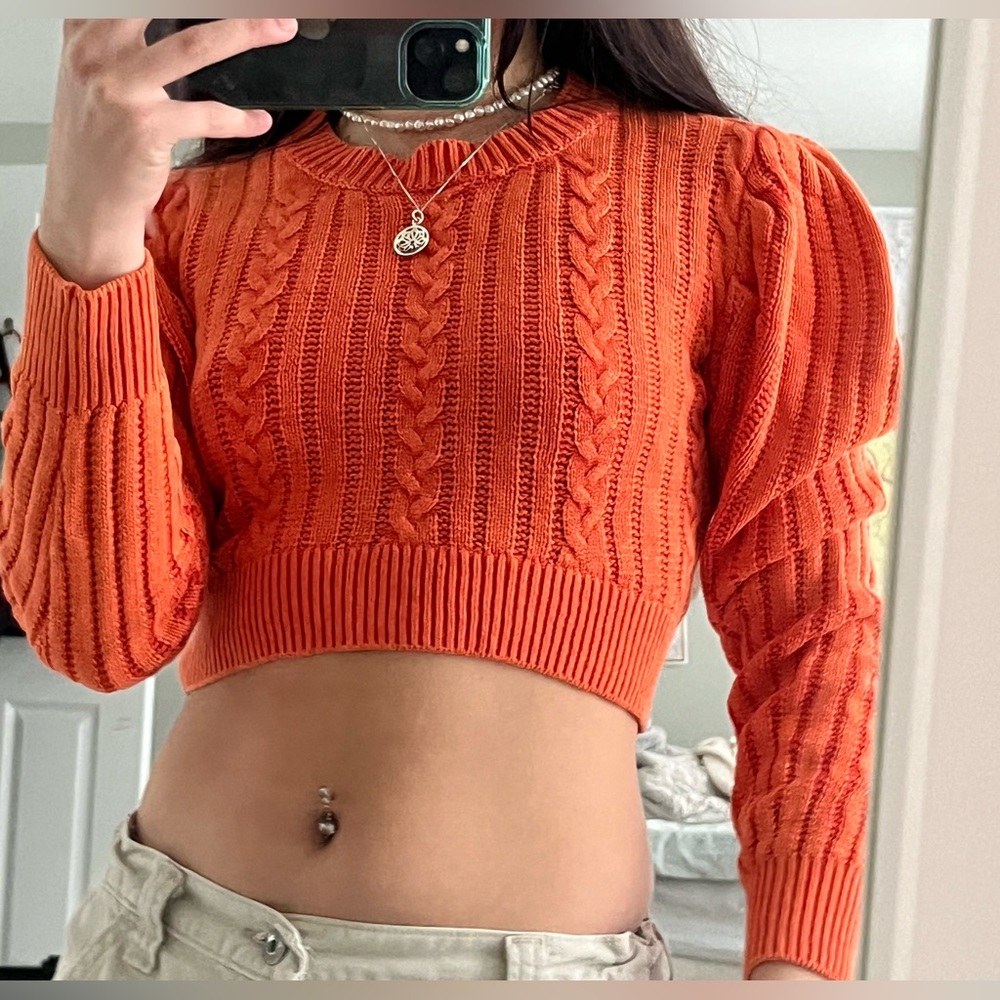 Cropped sweater